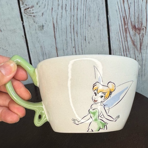 RAE DUNN X DISNEY TINKERBELL 4 piece set ceramic measuring cup Whimsical nwt - Picture 11 of 13